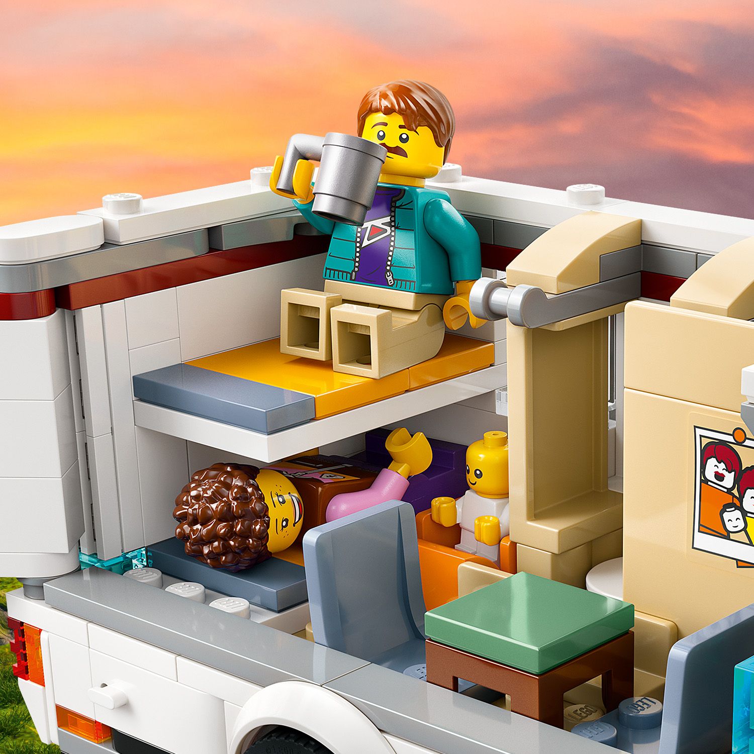 Lego City 60454 Holiday Adventure Camper Van Playset for Ages 6 and Up