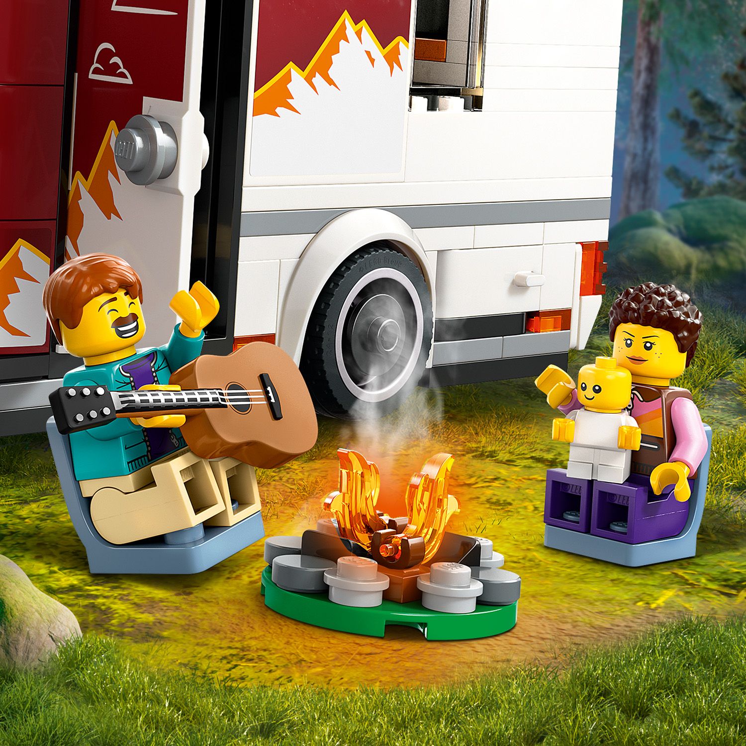 Lego City 60454 Holiday Adventure Camper Van Playset for Ages 6 and Up