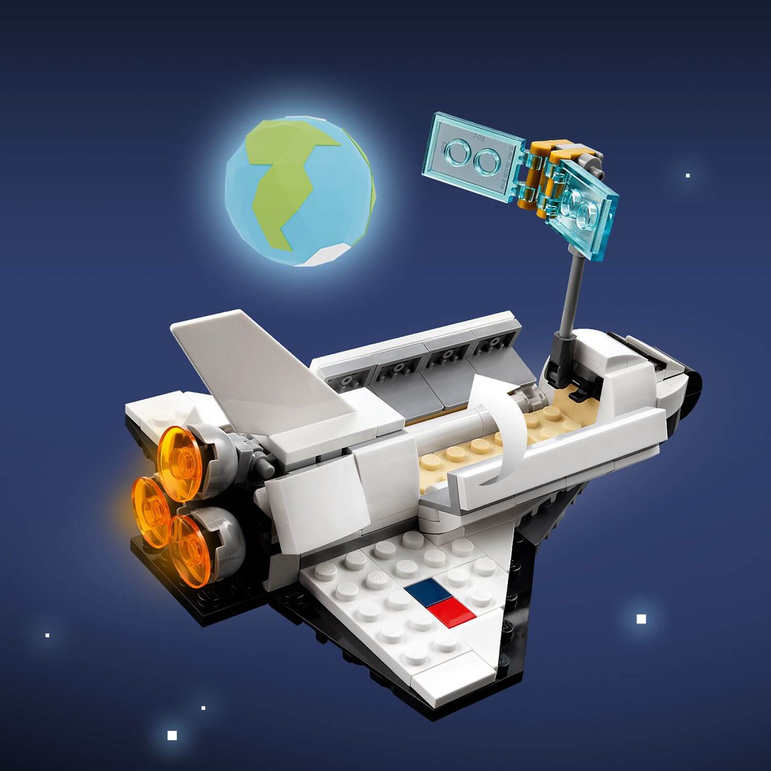 Lego Creator 3 in 1 31134 Space Shuttle Playset for Ages 6 and Up
