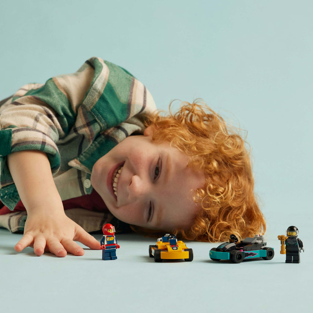Lego City 60400 Go-Karts and Race Drivers Playset for Ages 5 and Up