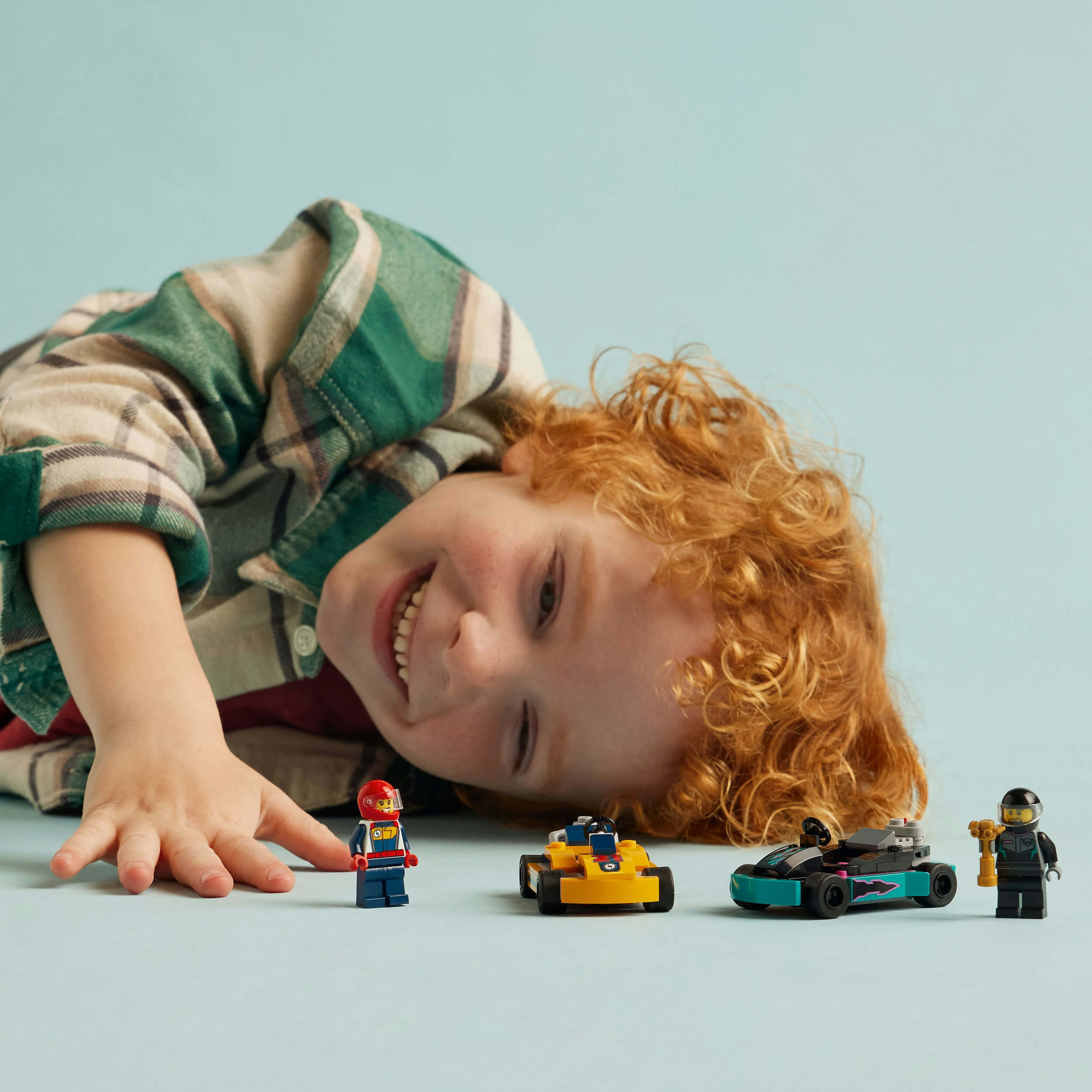 Lego City 60400 Go-Karts and Race Drivers Playset for Ages 5 and Up