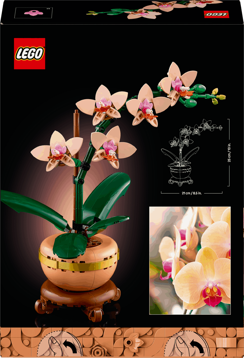Lego Botanicals 10343 Mini Orchid Building Set for Adults Ages 18 & Up