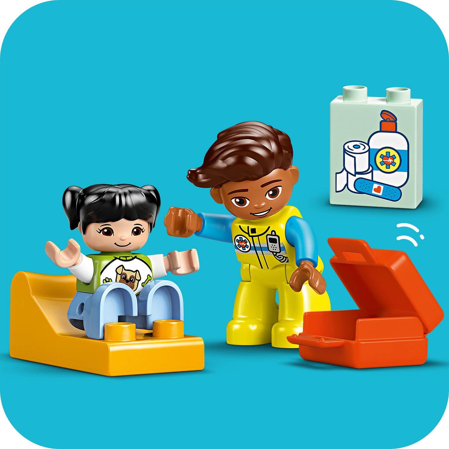 Lego Duplo 10447 Ambulance & Driver Playset for Toddlers Ages 2 and Up