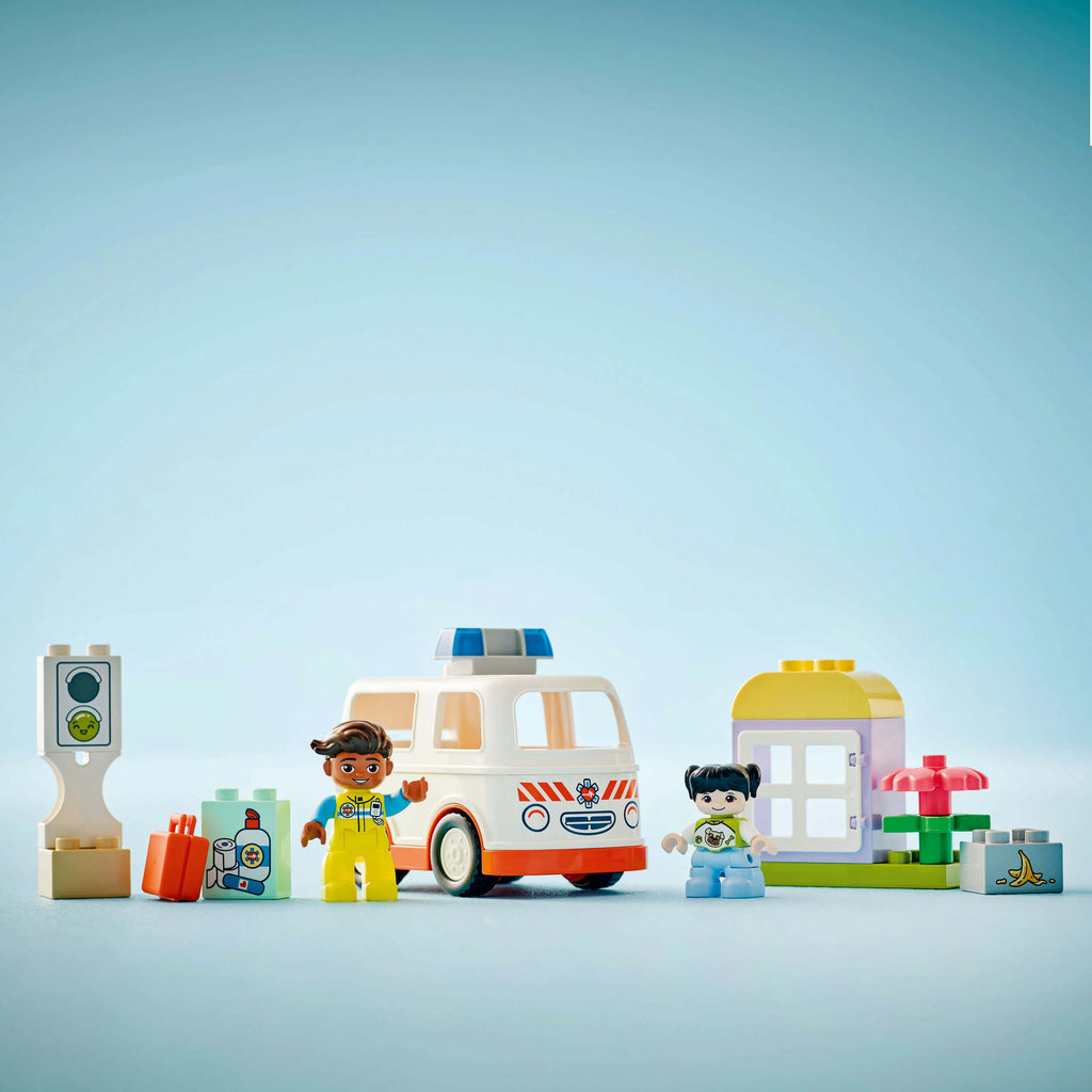 Lego Duplo 10447 Ambulance & Driver Playset for Toddlers Ages 2 and Up