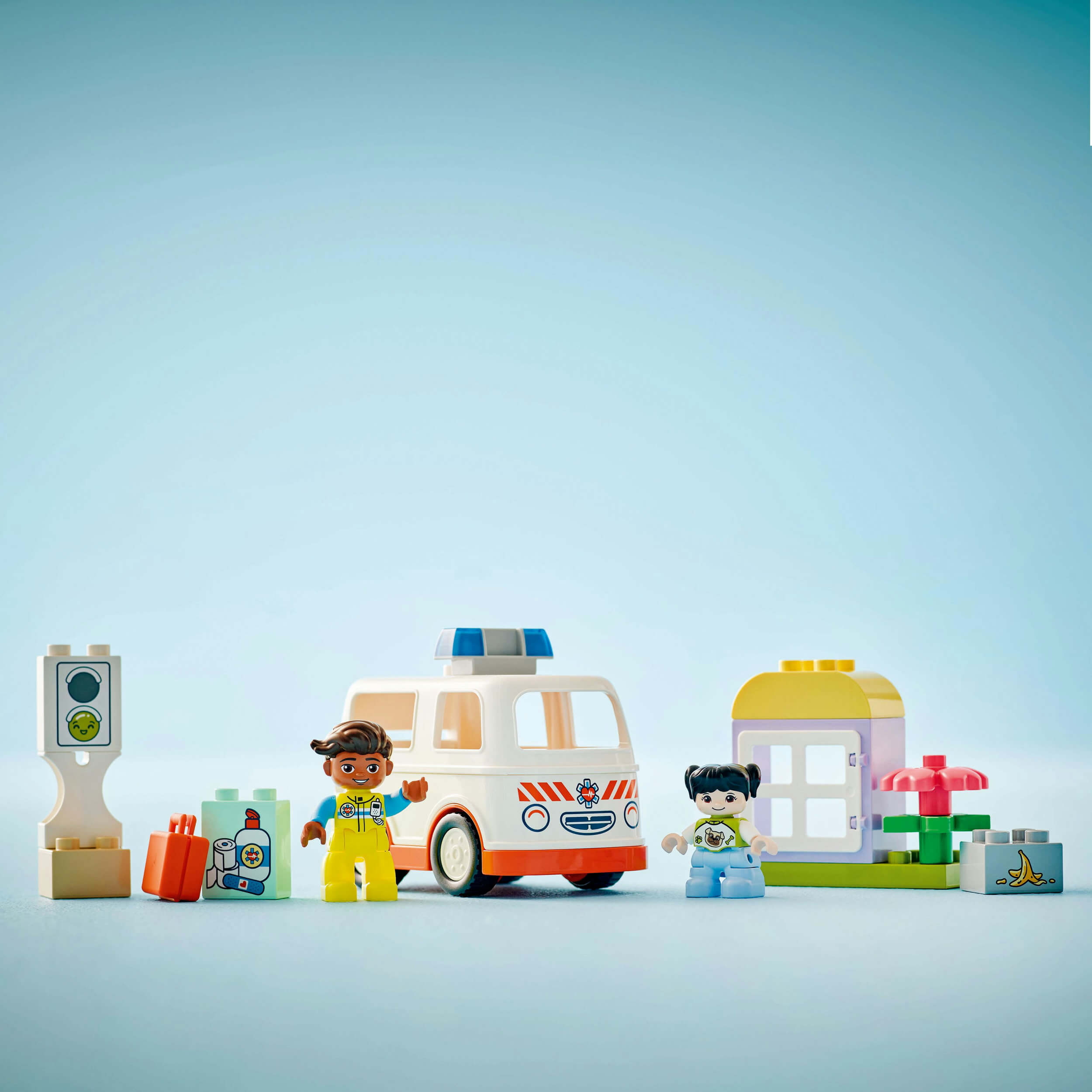Lego Duplo 10447 Ambulance & Driver Playset for Toddlers Ages 2 and Up