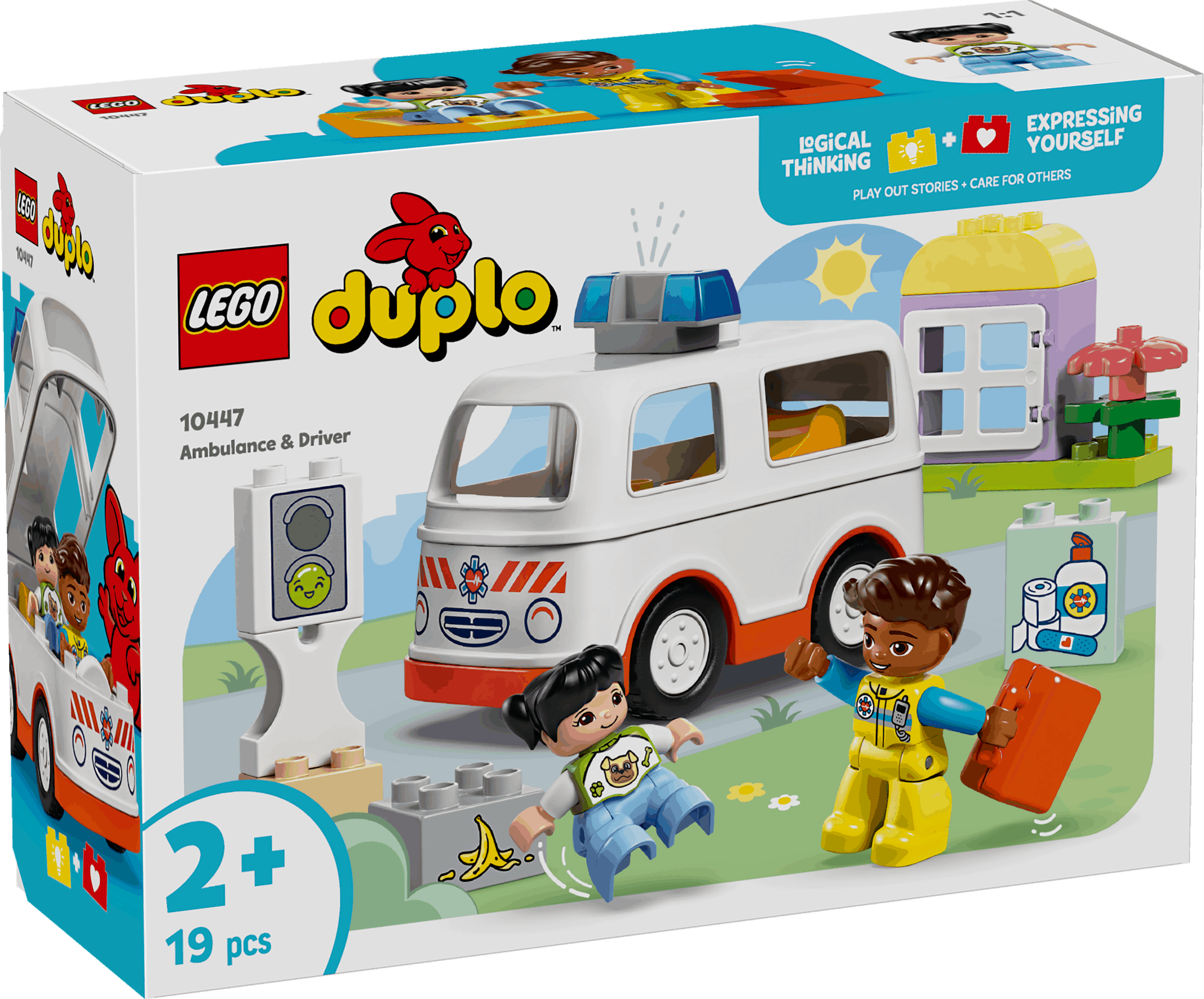 Lego Duplo 10447 Ambulance & Driver Playset for Toddlers Ages 2 and Up
