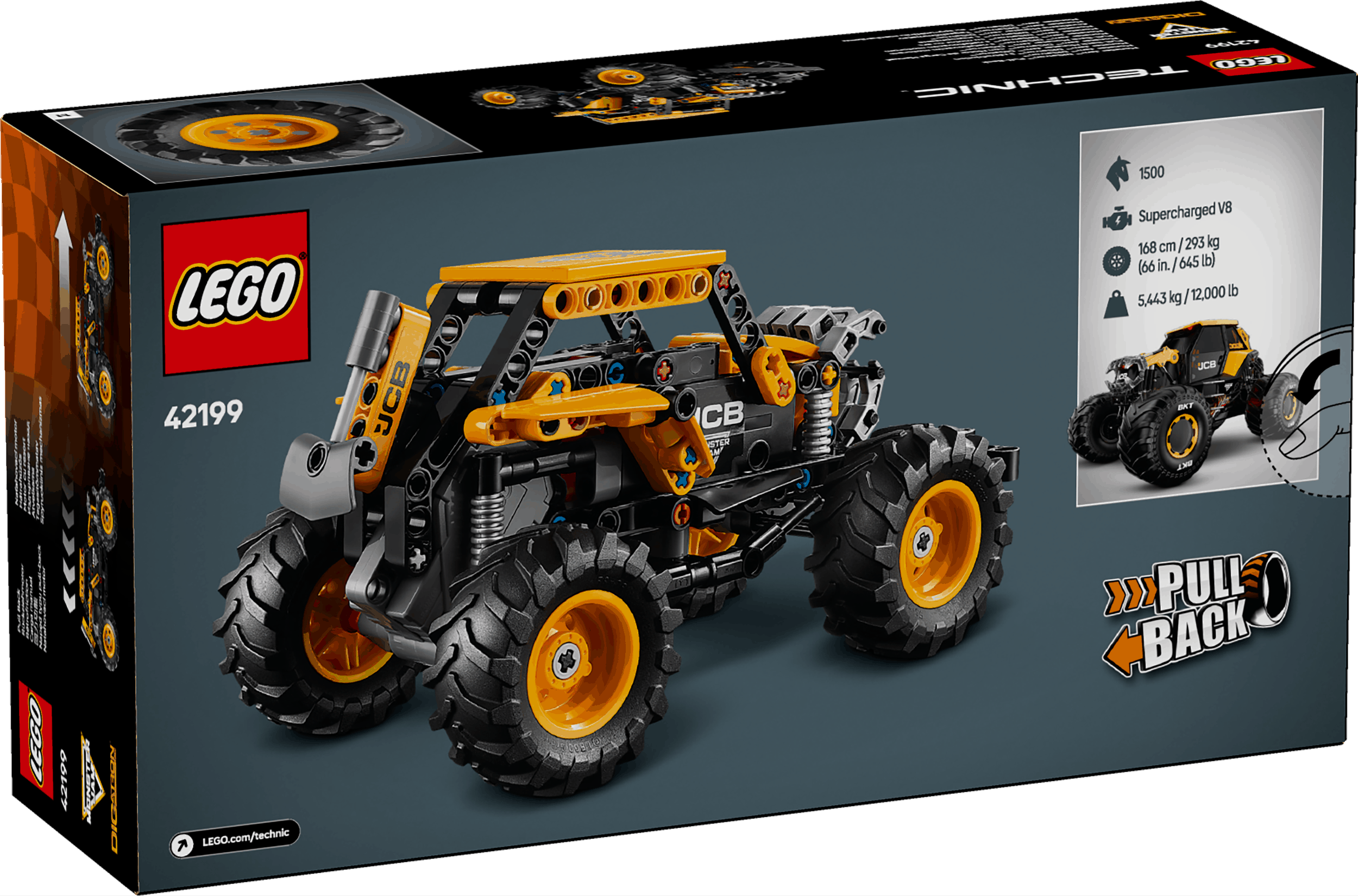 Lego Technic 42199 Monster Jam DIGatron Pull-Back Playset for Ages 7+