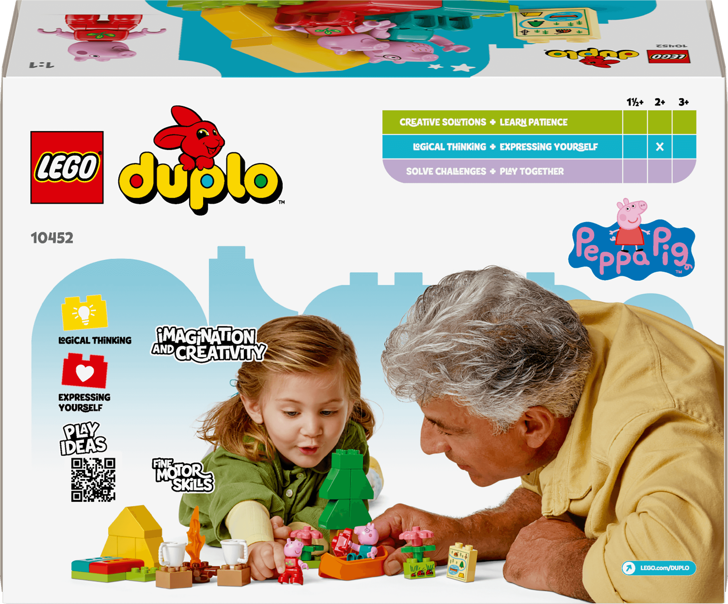 Lego Duplo 10452 Peppa Pig Camping Trip Toy for Toddlers Ages 2 and Up