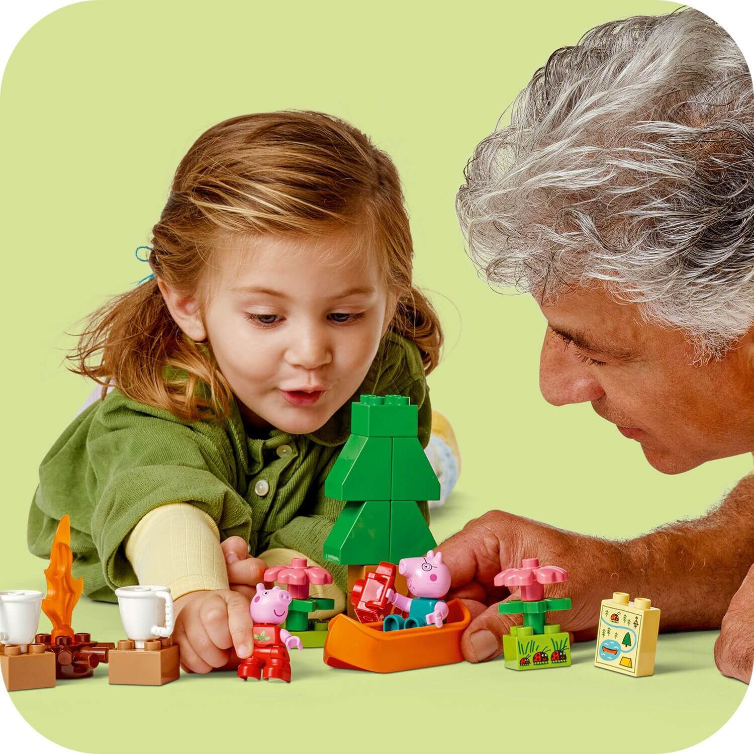 Lego Duplo 10452 Peppa Pig Camping Trip Toy for Toddlers Ages 2 and Up