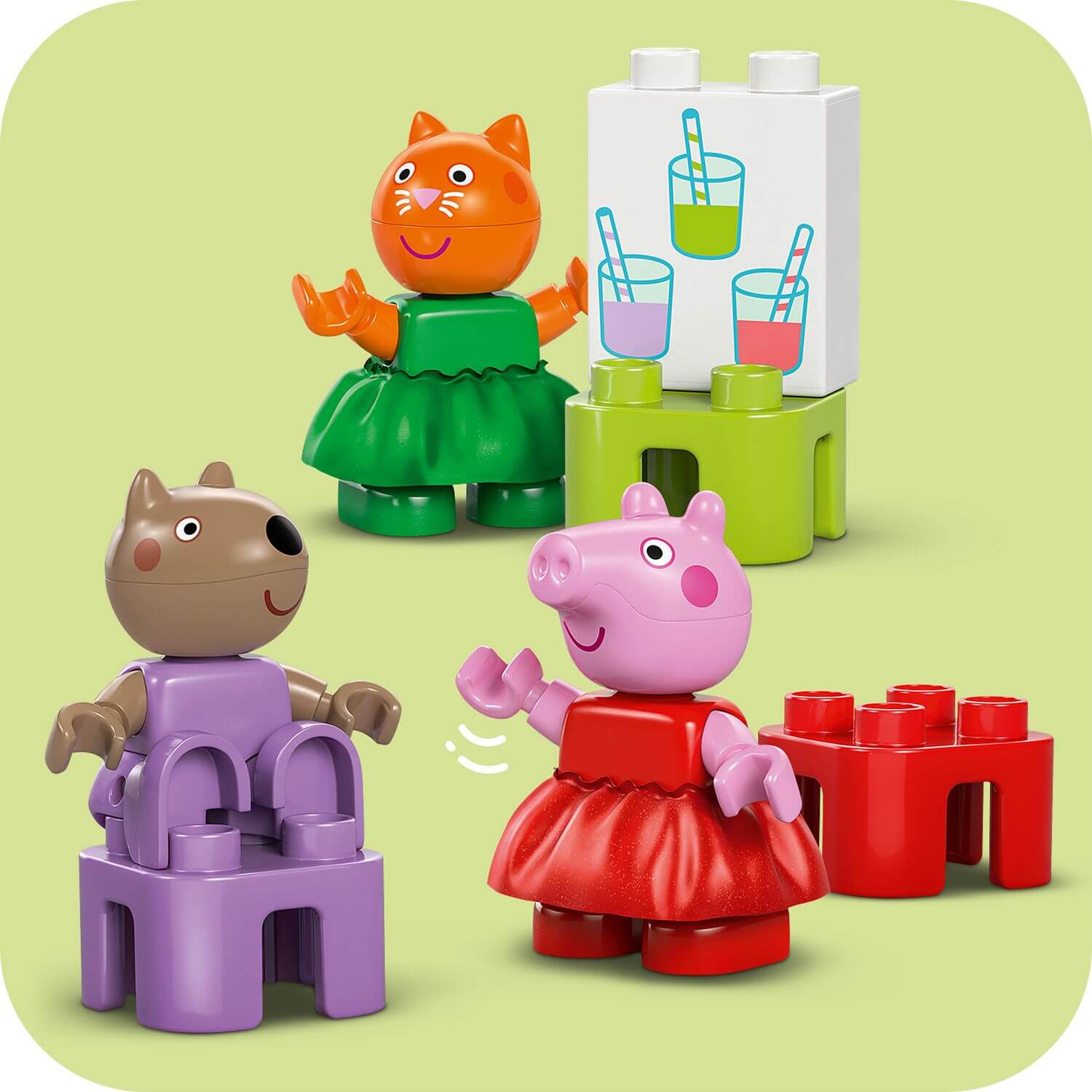Lego Duplo 10453 Peppa Pig Funfair Playset for Toddlers Ages 2 and Up