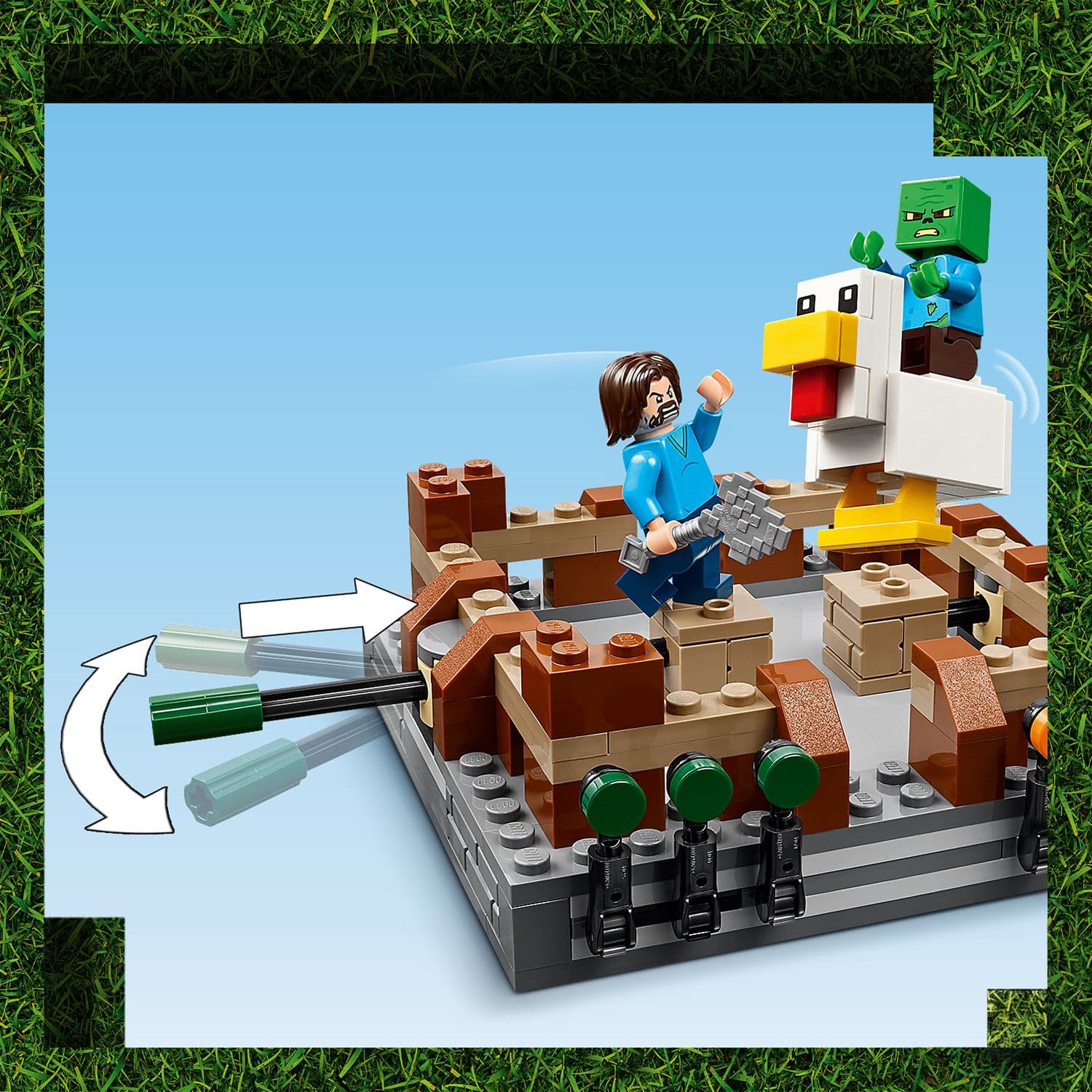 Lego Minecraft Movie 21272 Woodland Mansion Fighting Ring for Ages 10+