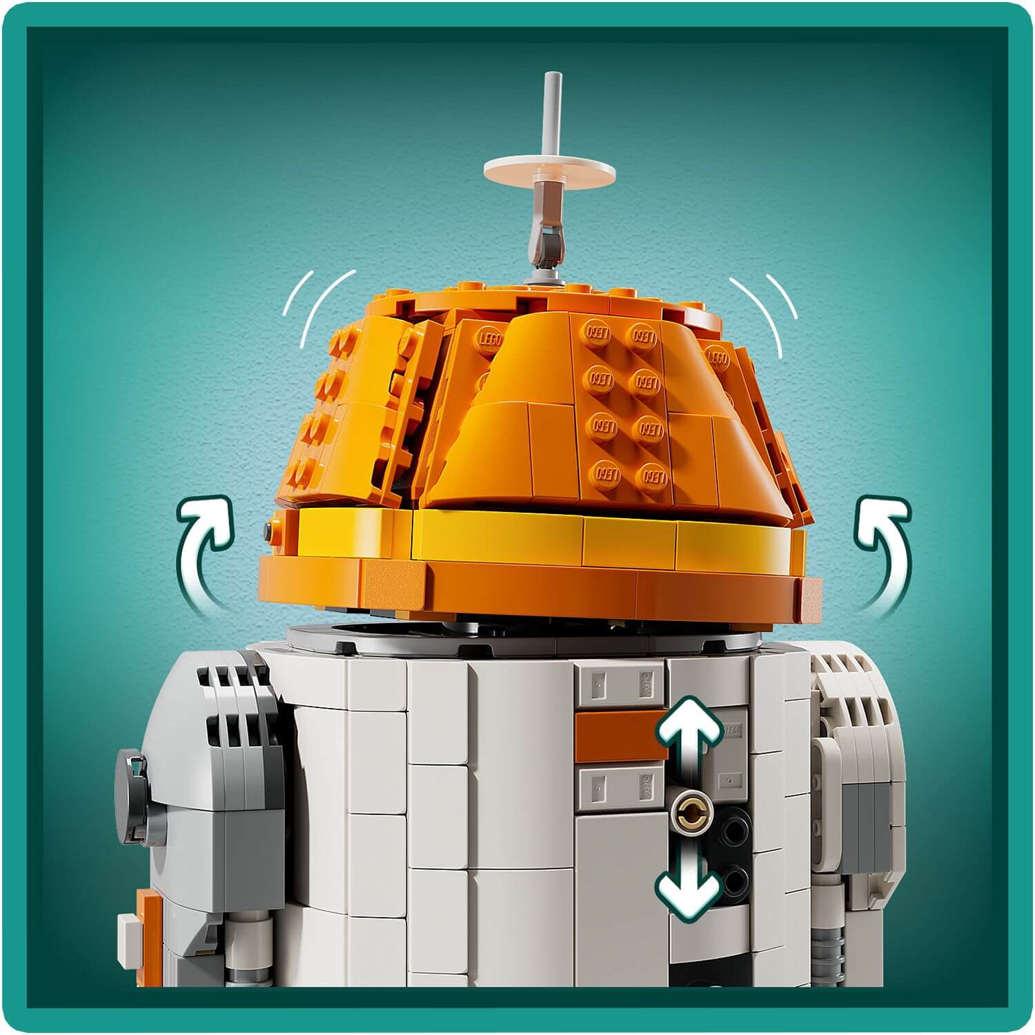 Lego Star Wars 75416 Chopper (C1-10P) Astromech Droid for Ages 10 & Up