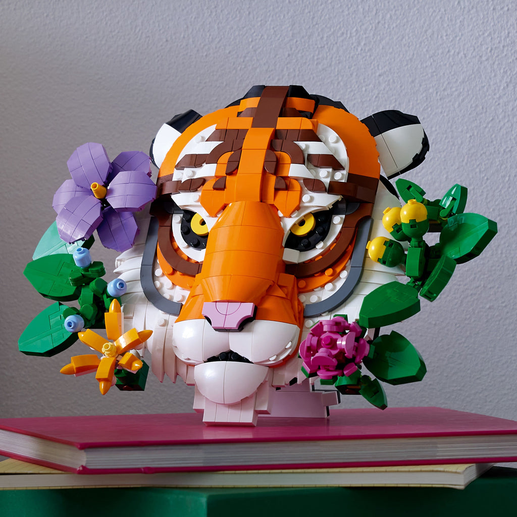 Lego Art 31217 The Fauna Collection - Tiger 3D Wall Art for Ages 18+