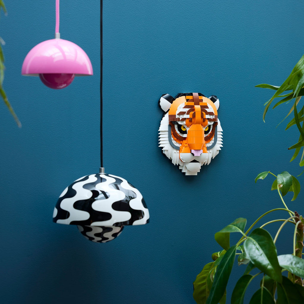 Lego Art 31217 The Fauna Collection - Tiger 3D Wall Art for Ages 18+