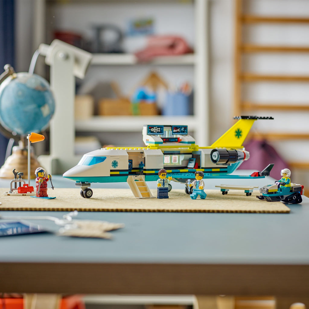 Lego City Big Vehicles 60465 Emergency Air Ambulance Plane for Ages 6+