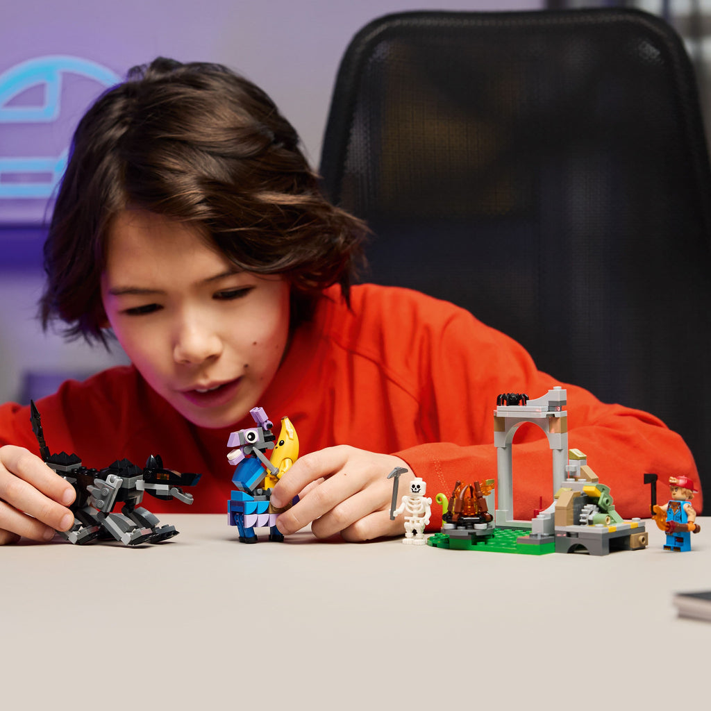 Lego Fortnite 77075 Peely & Sparkplug's Camp Playset for Ages 7 and Up