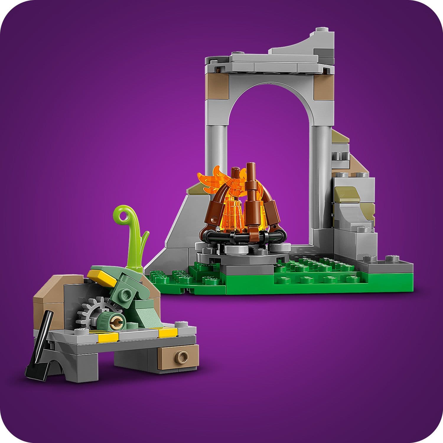 Lego Fortnite 77075 Peely & Sparkplug's Camp Playset for Ages 7 and Up