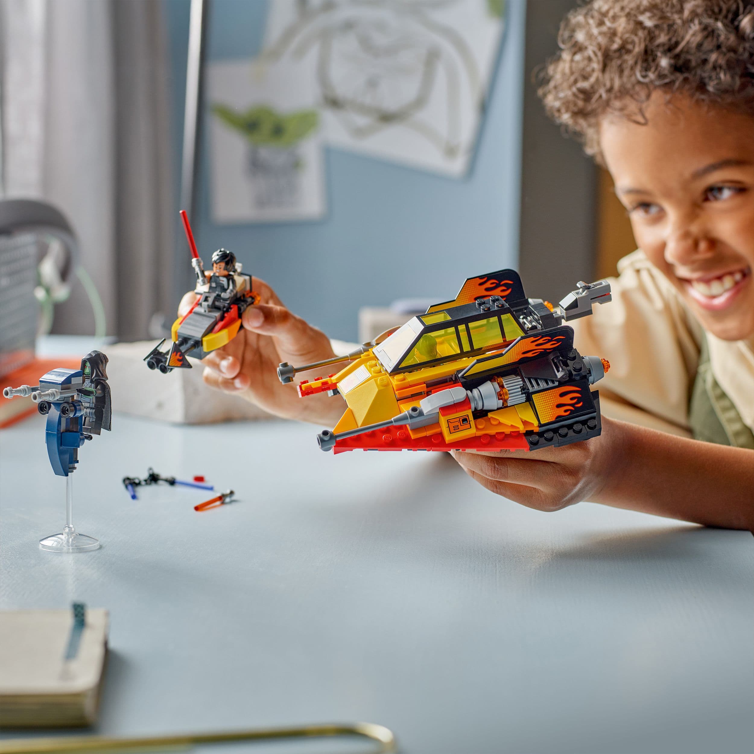 Lego Star Wars 75414 The Force Burner Snowspeeder Playset for Ages 7+