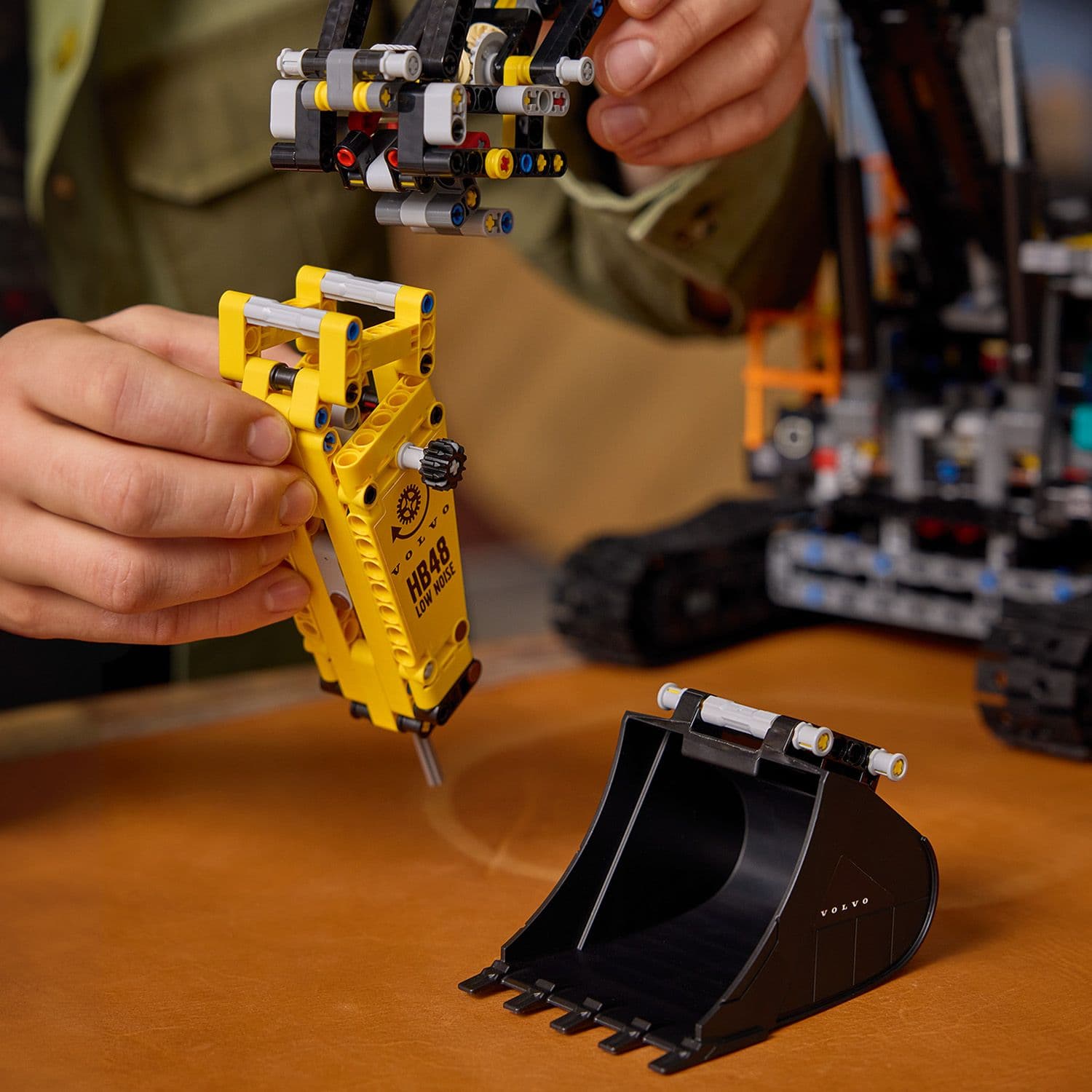 Lego Technic 42215 Volvo EC500 Hybrid Excavator for Adults Ages 18+