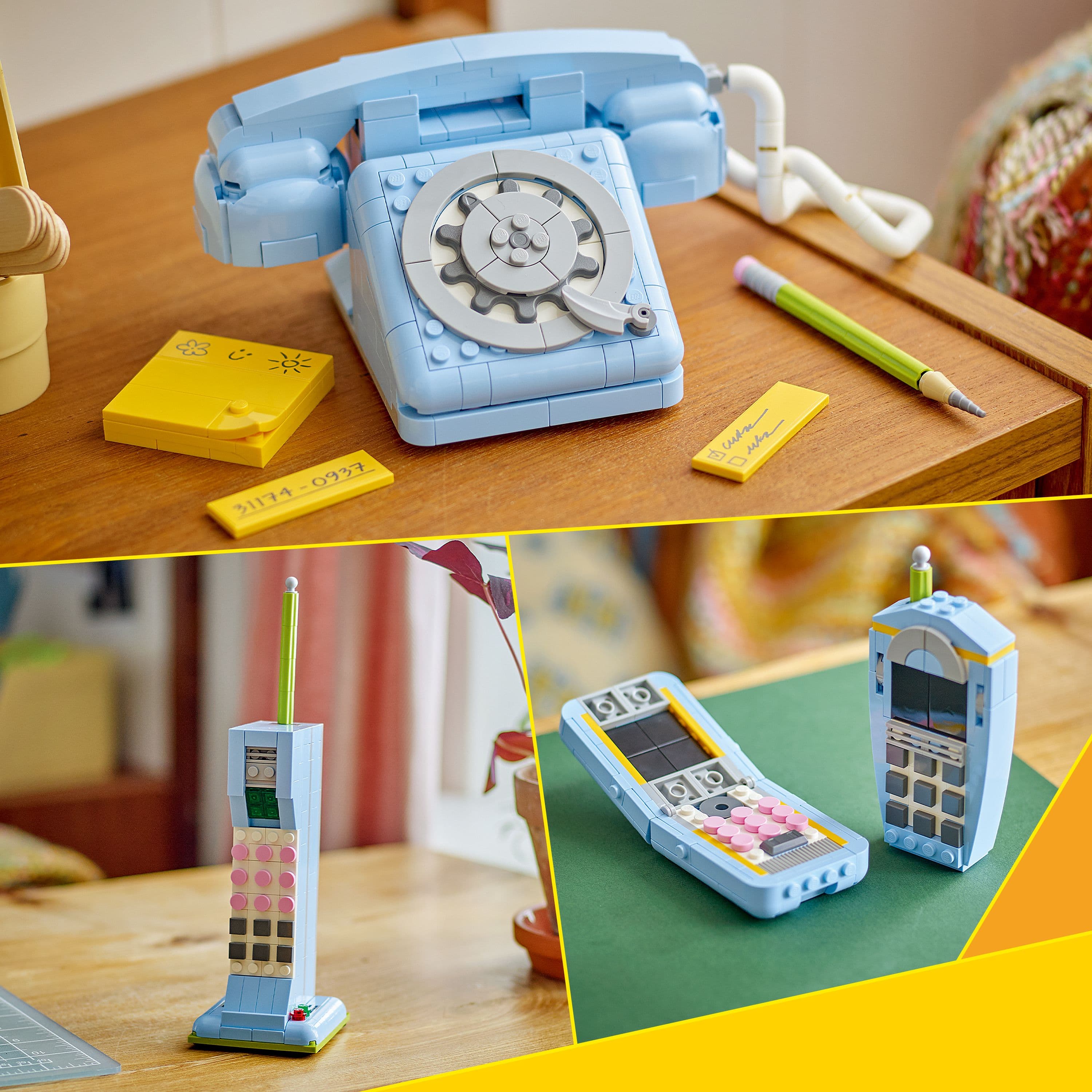 Lego Creator 3 in 1 31174 Retro Telephone Rebuildable Set for Ages 8+
