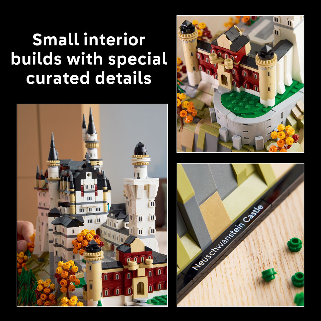 Lego Architecture 21063 Neuschwanstein Castle Set for Adults Ages 18+