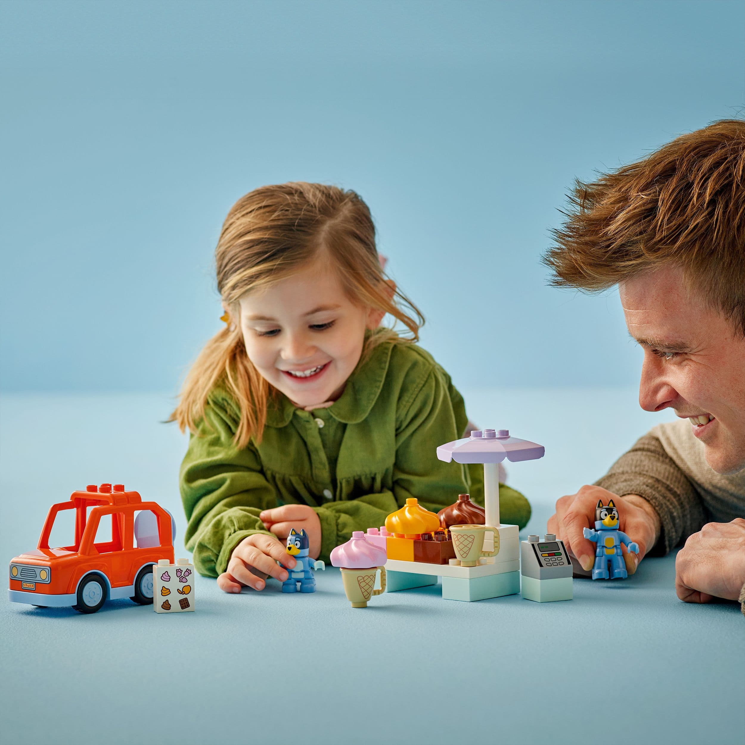 Lego Duplo Bluey 10458 Ice Cream Trip with Bluey for Toddlers Ages 2+