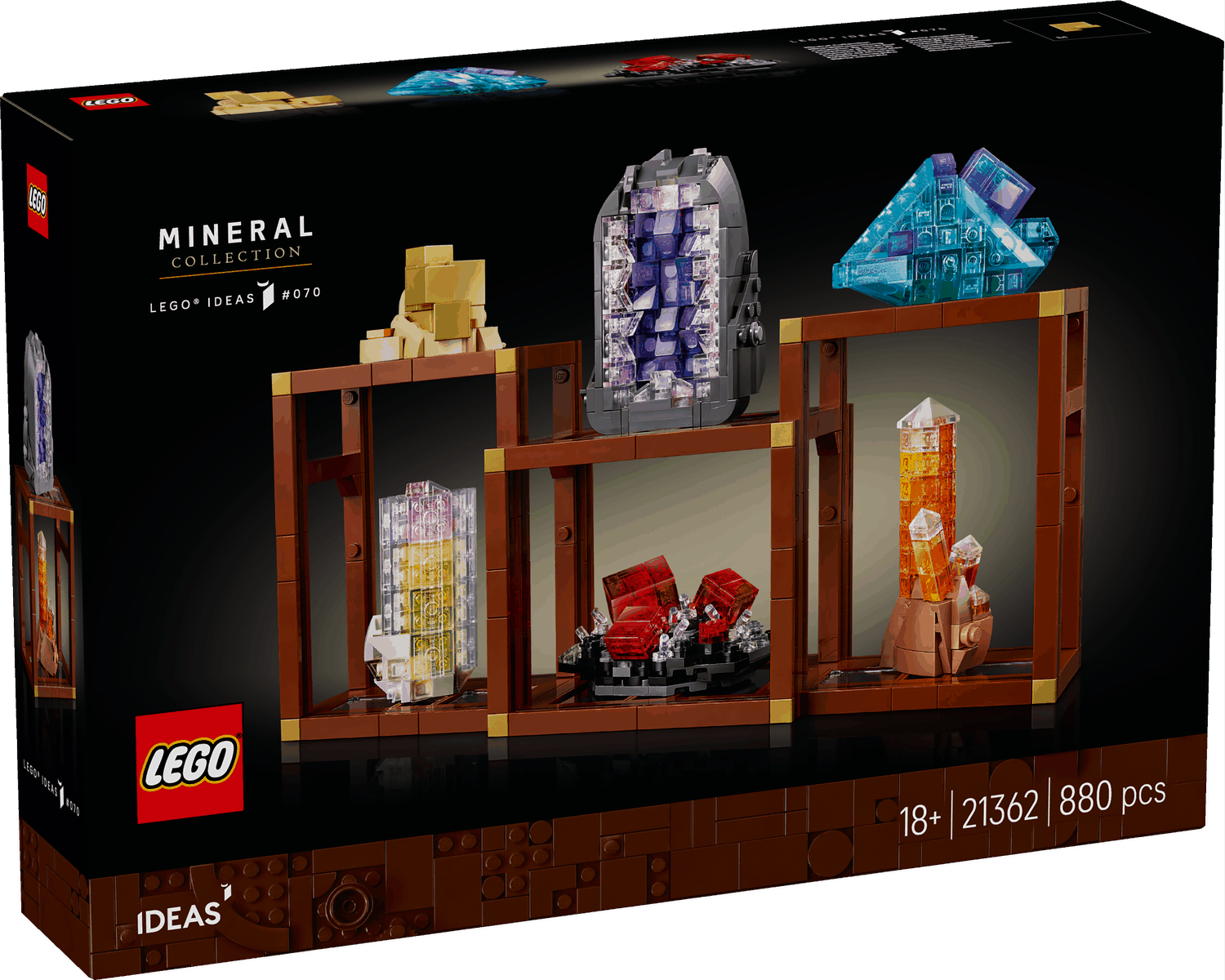 Lego Ideas 21362 Mineral Collection Set for Adults Aged 18 and Up