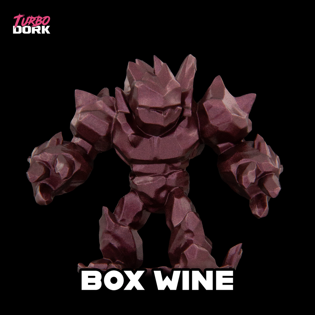 Turbo Dork: Box Wine Metallic Acrylic Paint 22ml