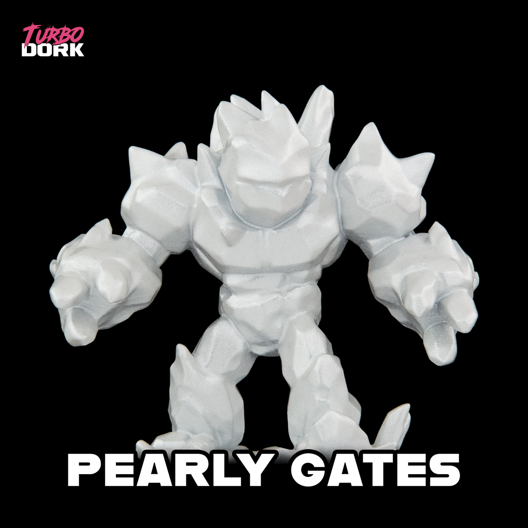Turbo Dork: Pearly Gates Metallic Acrylic Paint 22ml