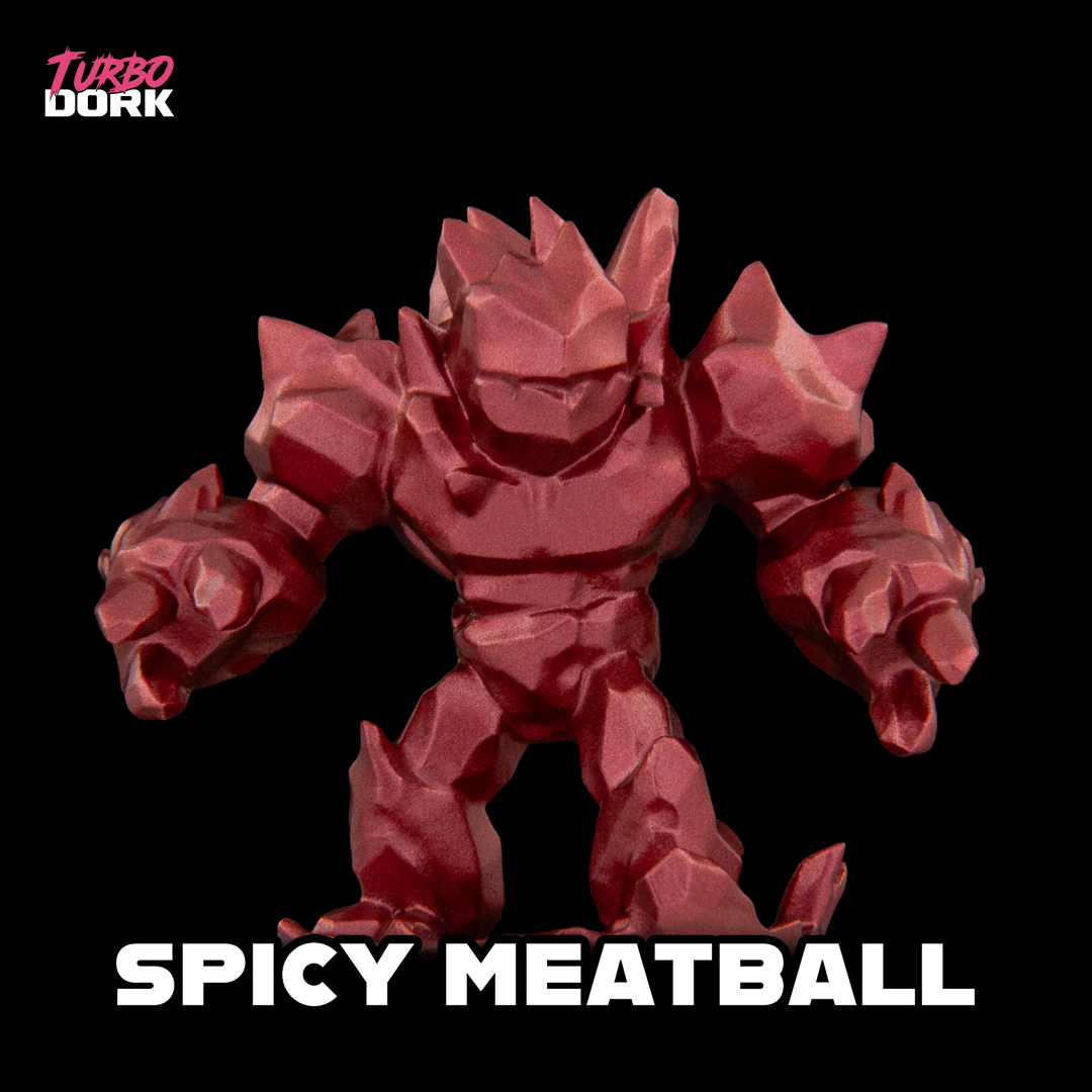 Turbo Dork: Spicy Meatball Metallic Acrylic Paint 22ml
