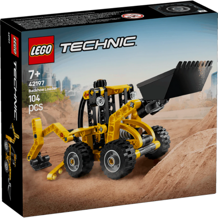 Lego Technic 42197 Backhoe Loader Buildable Playset for Ages 7 and Up