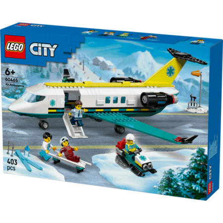 Lego City Big Vehicles 60465 Emergency Air Ambulance Plane for Ages 6+