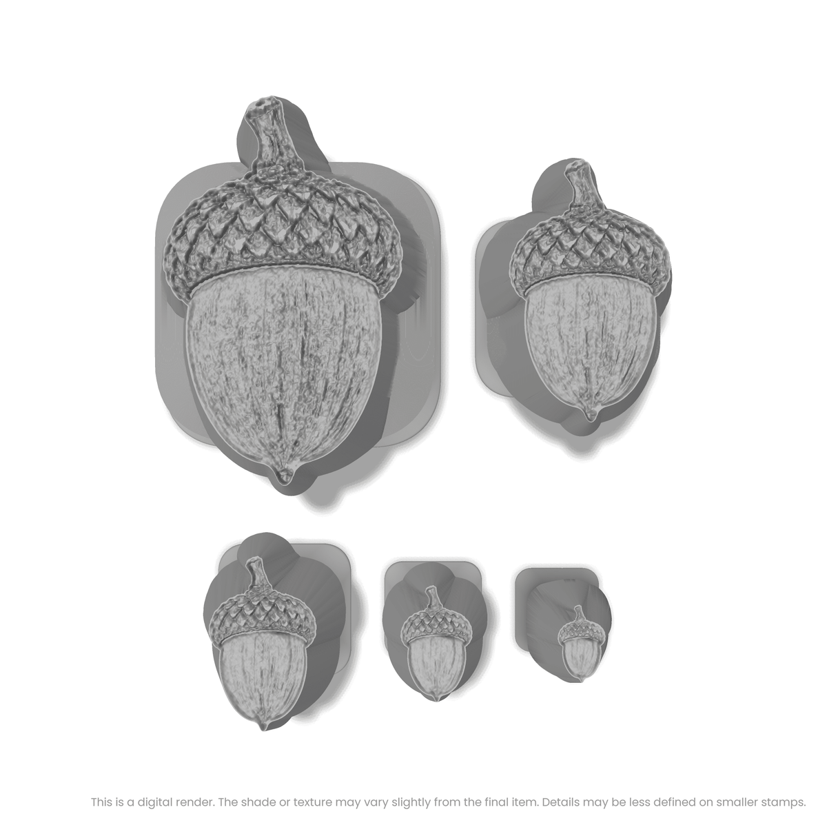 Acorn Stamps - Photo Textured
