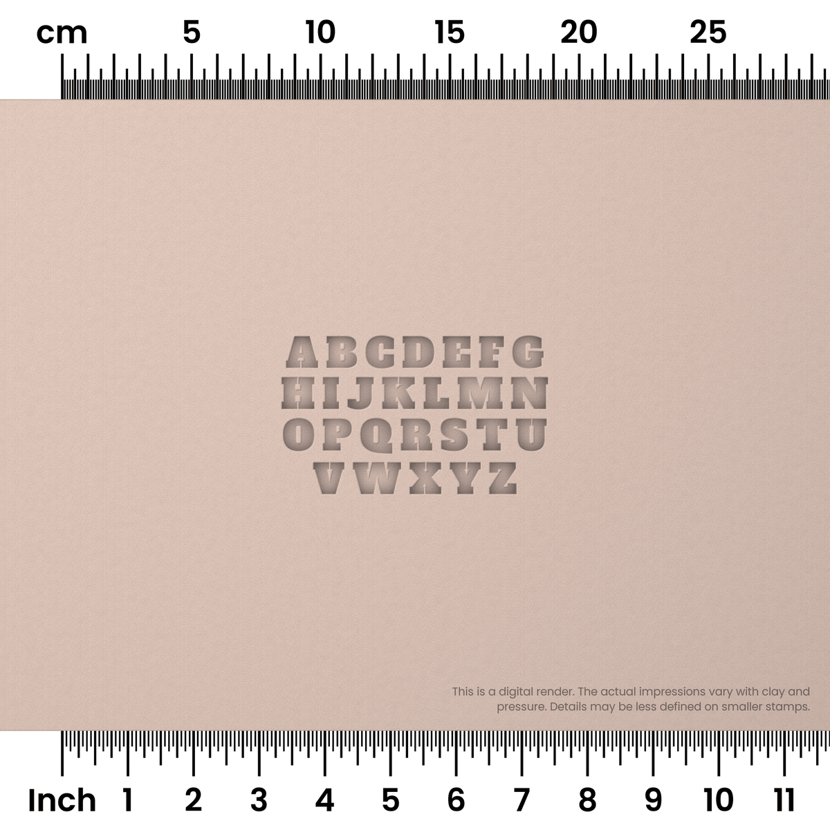Alfa Slab One | All Caps | Alphabet Stamp Sets