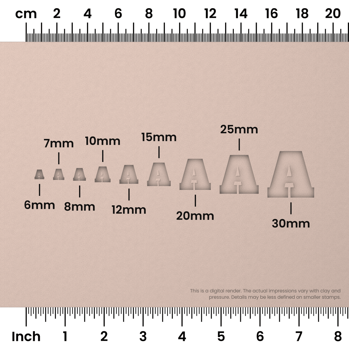 Alfa Slab One | All Caps | Alphabet Stamp Sets