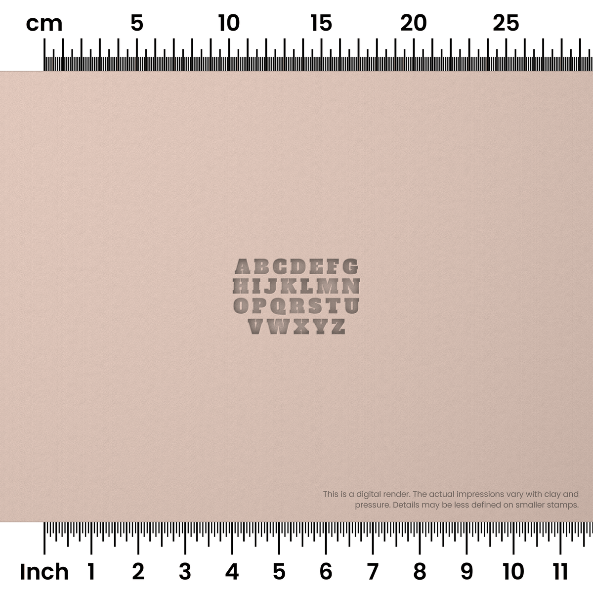 Alfa Slab One | All Caps | Alphabet Stamp Sets