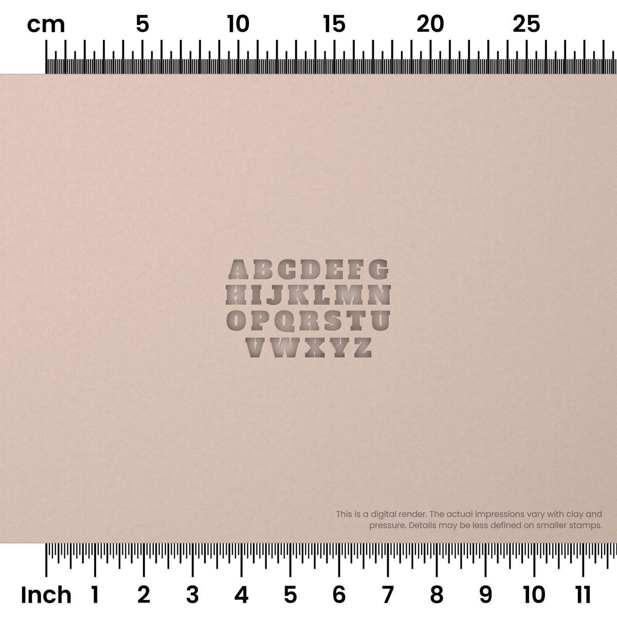 Alfa Slab One | All Caps | Alphabet Stamp Sets