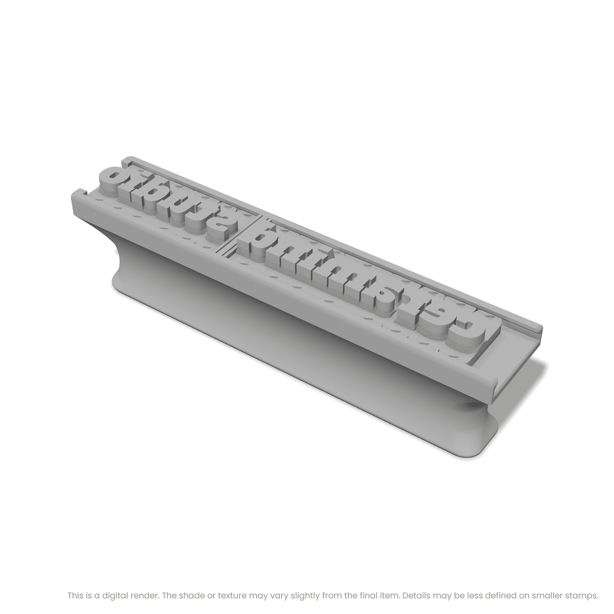 Alfa Slab One | Font Rail Stamp Sets | Letters, Numbers, and Symbols