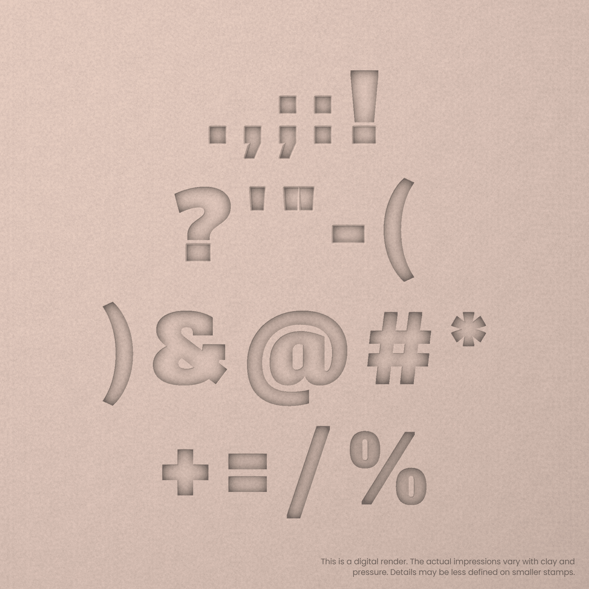 Alfa Slab One | Font Rail Stamp Sets | Letters, Numbers, and Symbols