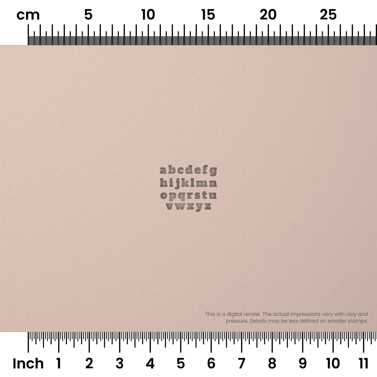 Alfa Slab One | Lowercase | Alphabet Stamp Sets