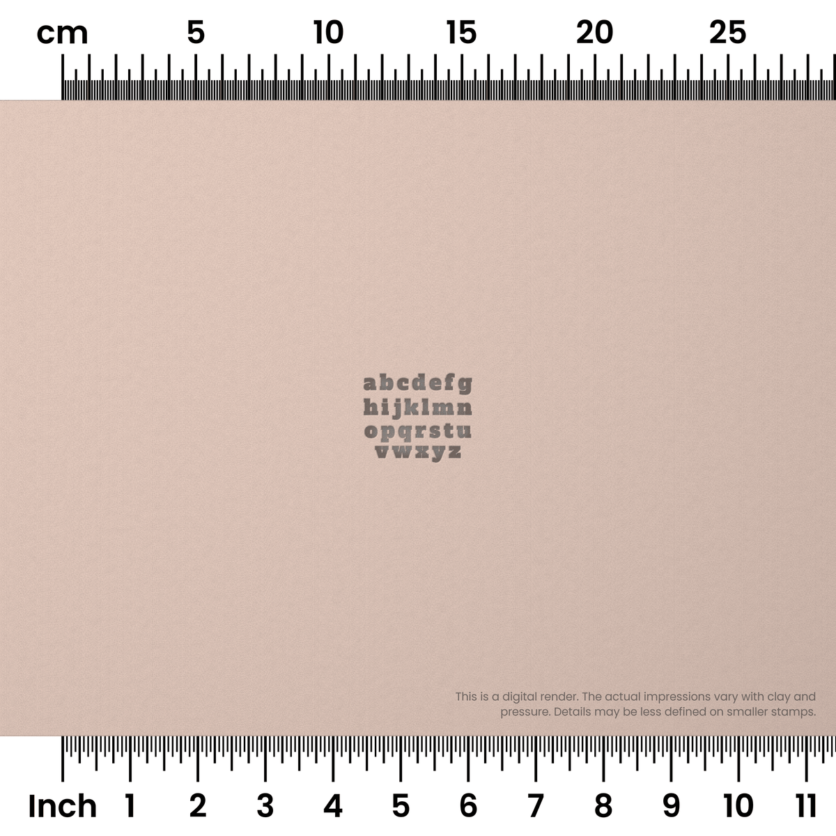 Alfa Slab One | Lowercase | Alphabet Stamp Sets