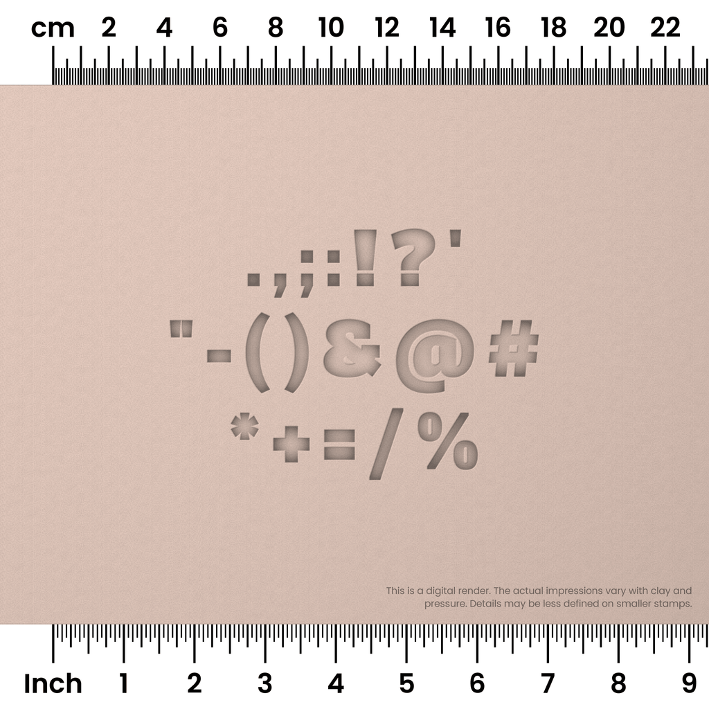 Alfa Slab One | Symbol Stamp Sets