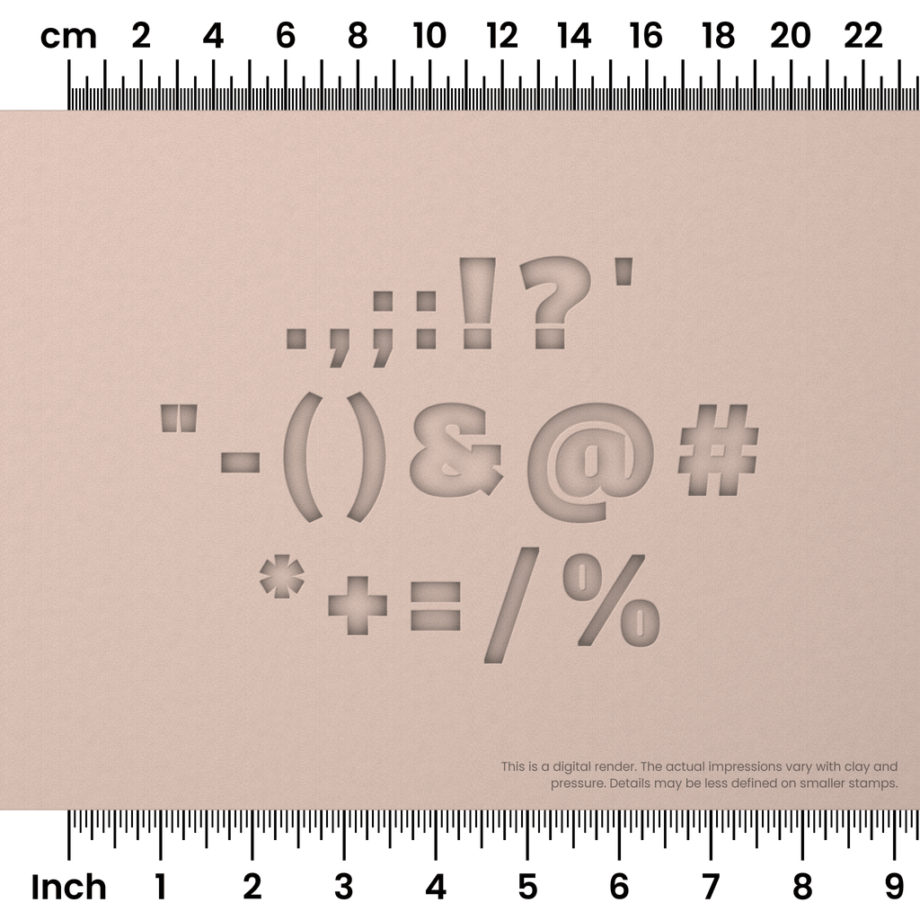 Alfa Slab One | Symbol Stamp Sets