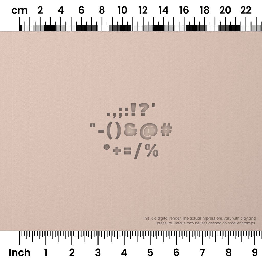 Alfa Slab One | Symbol Stamp Sets