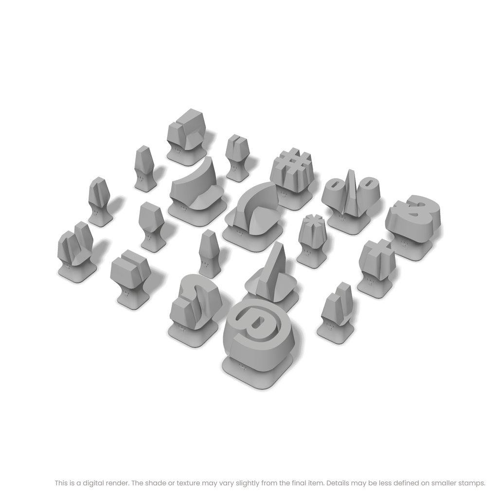 Alfa Slab One | Symbol Stamp Sets
