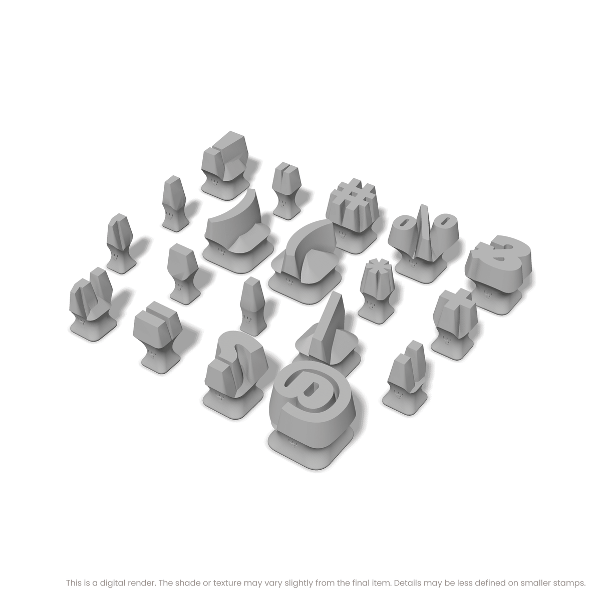 Alfa Slab One | Symbol Stamp Sets