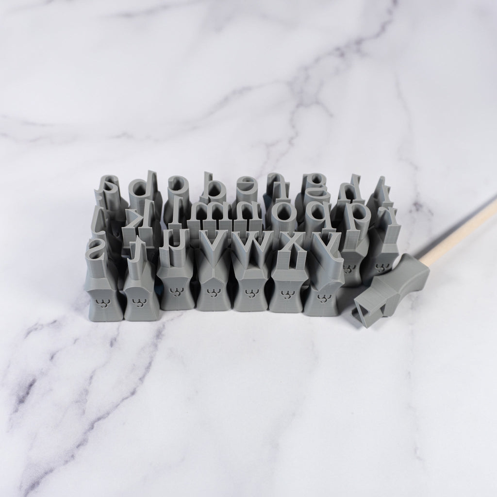 Alphabet Stamp Set | Lowercase | Times New Roman Font