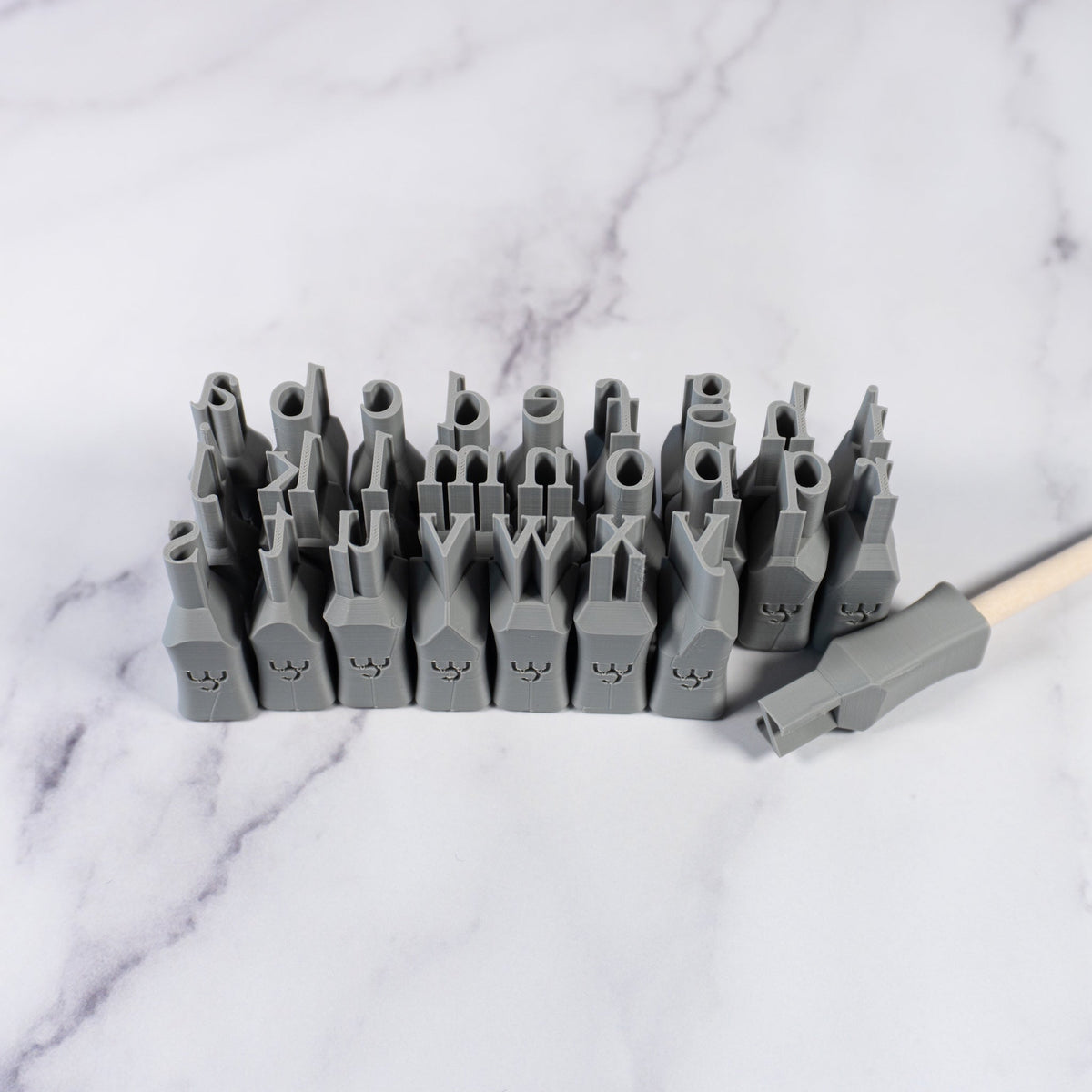 Alphabet Stamp Set | Lowercase | Times New Roman Font