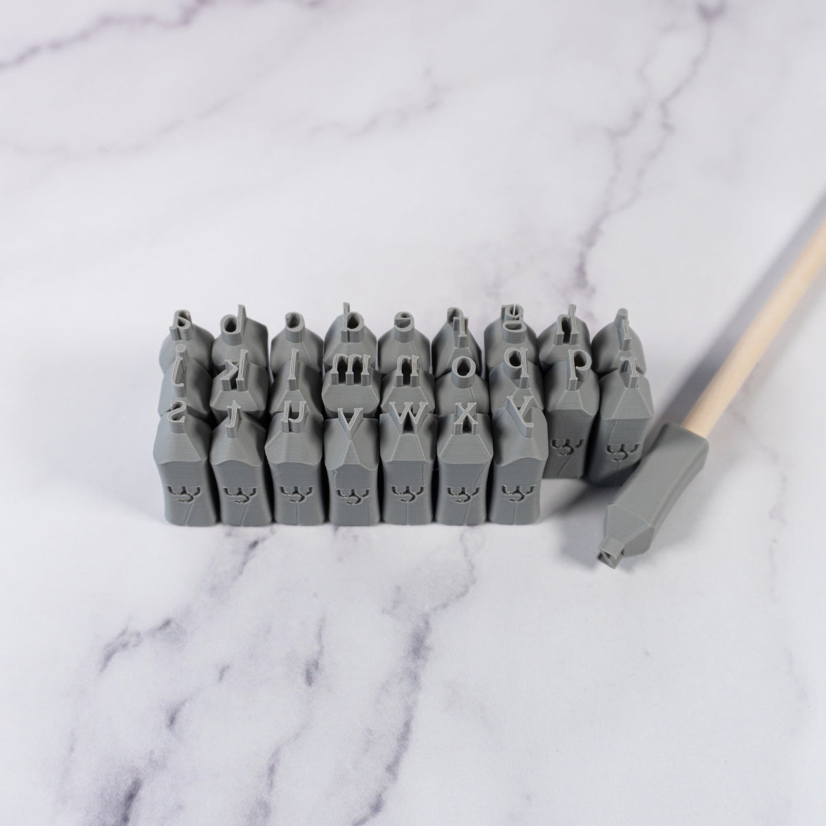 Alphabet Stamp Set | Lowercase | Times New Roman Font