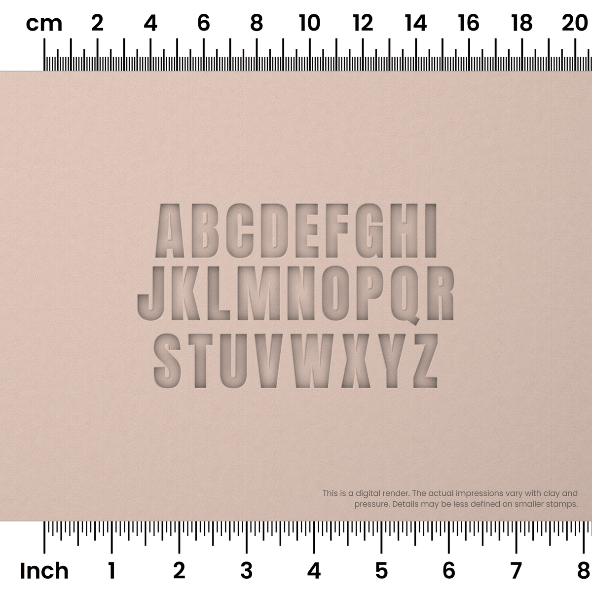 Anton | All Caps | Alphabet Stamp Sets